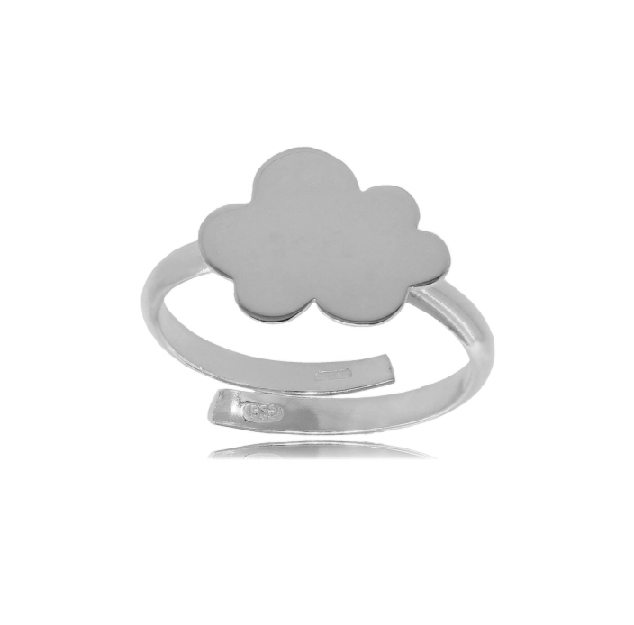 ANELLO CON NUVOLA IN ARGENTO TIT 925‰ MISURA REGOLABILE