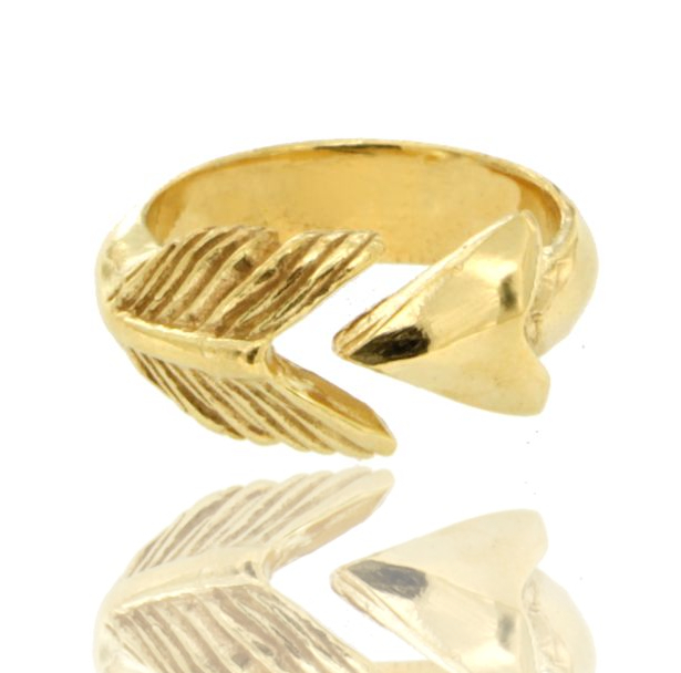ANELLO REGOLABILE FRECCIA IN ARGENTO TIT 925‰ MISURA REGOLABILE