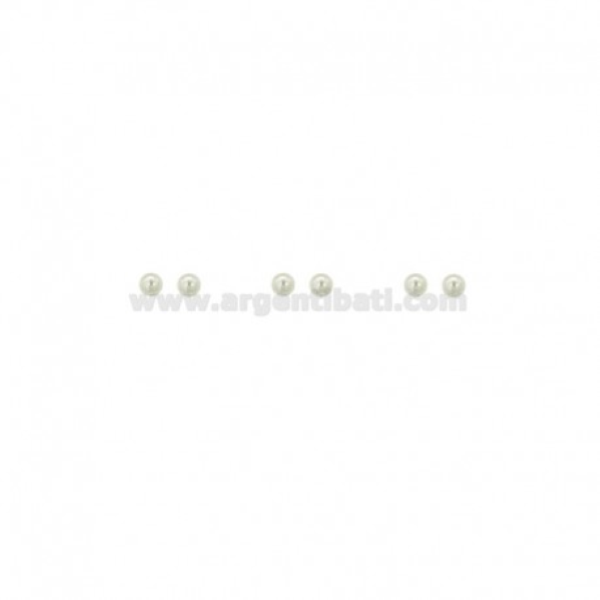 ORECCHINI PERLA A LOBO 3 COPPIE IN ARGENTO RODIATO TIT 925