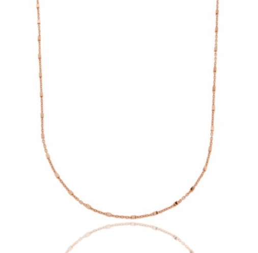 CATENA SAURO CON CUBETTI IN ARGENTO TIT 925‰