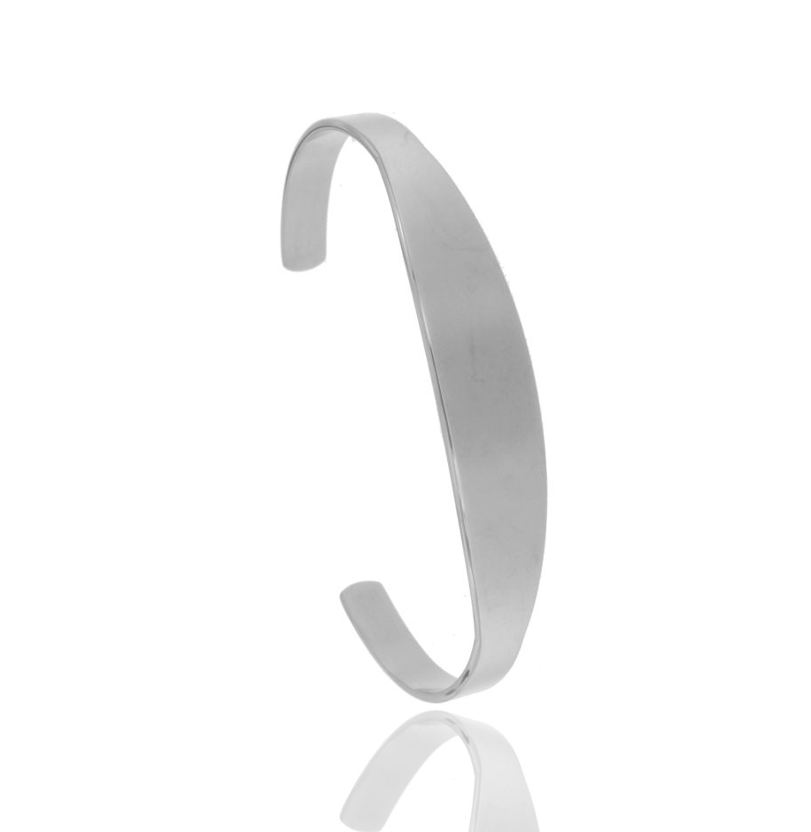 BRACCIALE RIGIDO IN ACCIAIO MISURA UOMO