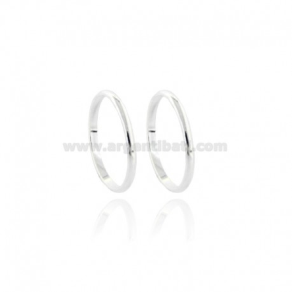 FERMA ANELLO MM 2,2 PZ 2 IN ARGENTO TIT 925