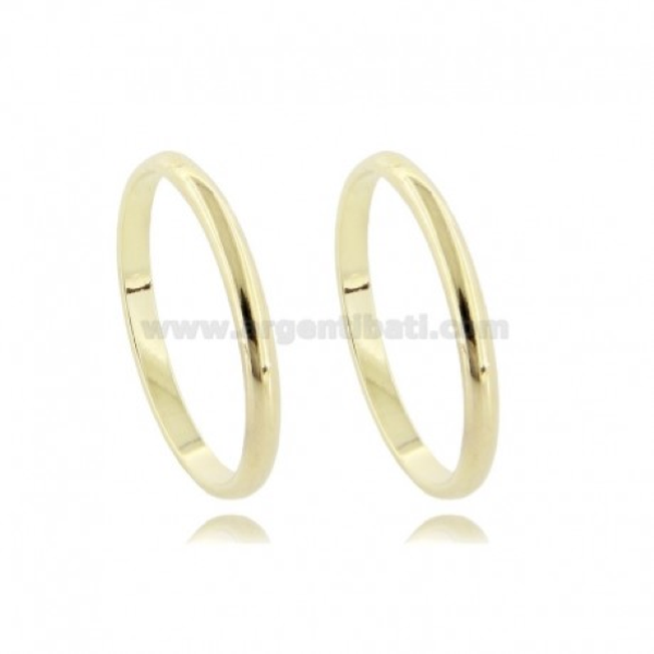 FERMA ANELLO MM 2,2 PZ 2 IN ARGENTO TIT 925