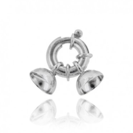 ANELLO A MOLLA INTERNO TUBO Ø 3,5 MM CON COPPE IN ARGENTO TIT. 925‰