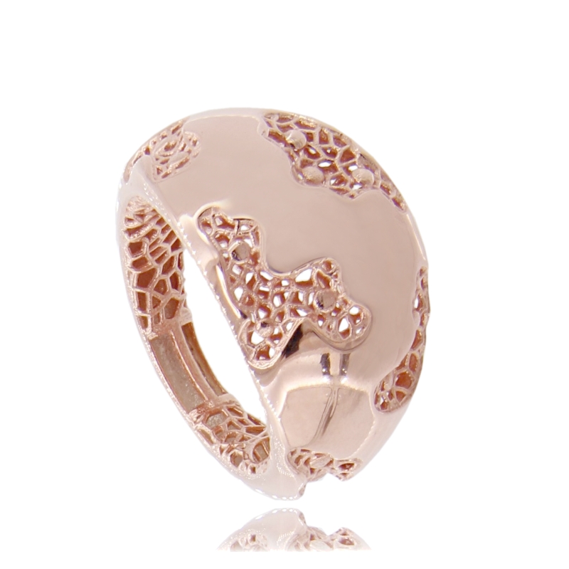 ANELLO ELETTROFUSO A FASCIA IN ARGENTO TIT 925