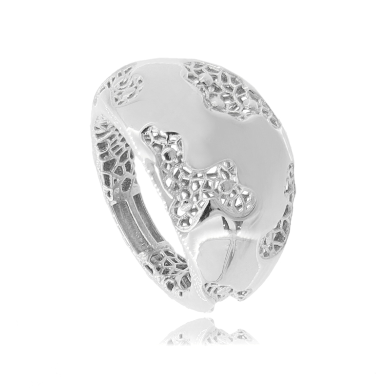 ANELLO ELETTROFUSO A FASCIA IN ARGENTO TIT 925
