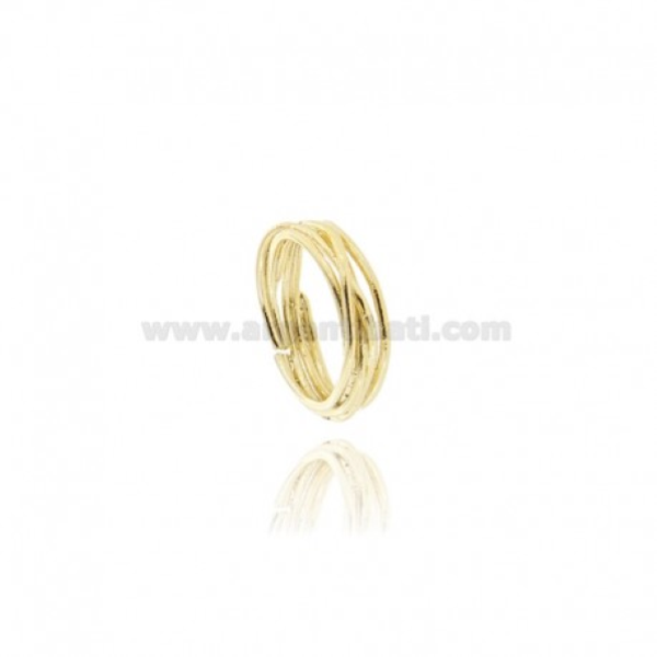 ANELLO INTRECCIO IN ARGENTO  TIT 925 MISURA REGOLABILE