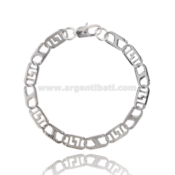 BRACCIALE MAGLIA SPECIALE IN ACCIAIO CM 21