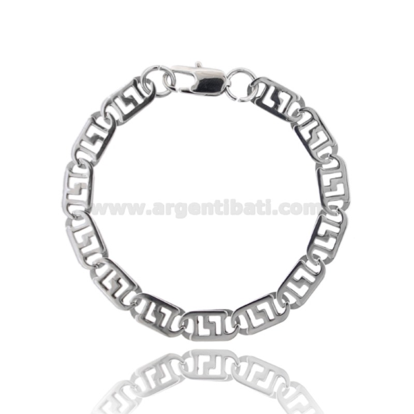 BRACCIALE MAGLIA SPECIALE IN ACCIAIO CM 21