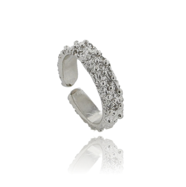 ANELLO TIPO FEDE SARDA IN ARGENTO TIT 925 MISURA REGOLABILE