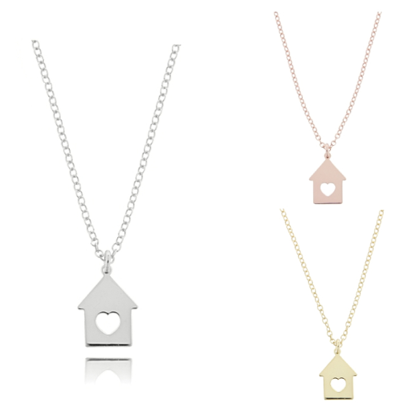 COLLANA ROLO CON CASETTA PENDENTE IN ARGENTO TIT 925‰ CM 45