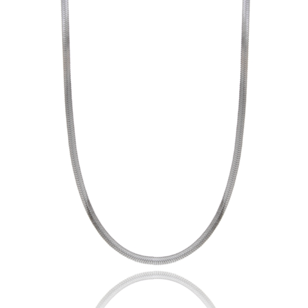 COLLANA SCHIENA D'ASINO IN ACCIAIO CM 60 