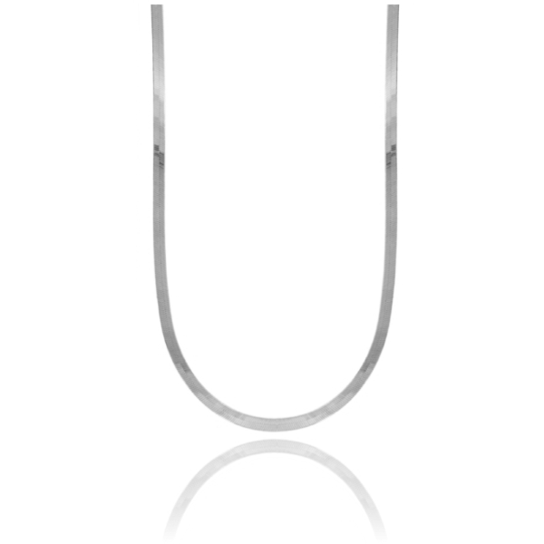 COLLANA MAGLIA SCHIENA D'ASINO IN ARGENTO TIT 925