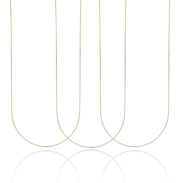 CATENA VENEZIANA MM 0,6 PZ 3 IN ARGENTO 925‰