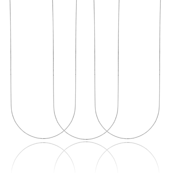 CATENA VENEZIANA MM 0,8 PZ 3 IN ARGENTO 925‰