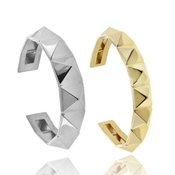BRACCIALE RIGIDO BORCHIA IN ARGENTO TIT 925
