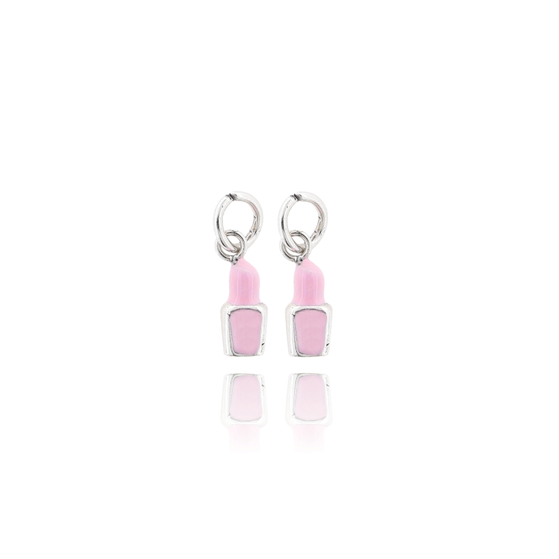 CIONDOLO SMALTO PZ 2 MM 17X6 IN ARGENTO MICROFUSO BRUNITO TIT 800 E SMALTO