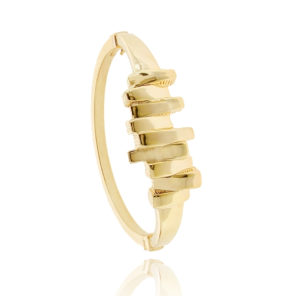 BRACCIALE RIGIDO ARMONICA IN ARGENTO TIT 925