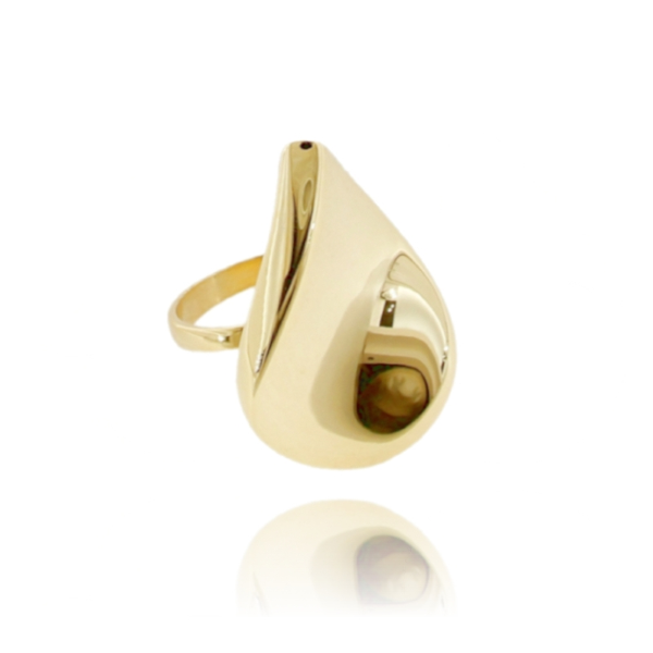ANELLO GOCCIA IN ARGENTO TIT 925 MISURA REGOLABILE