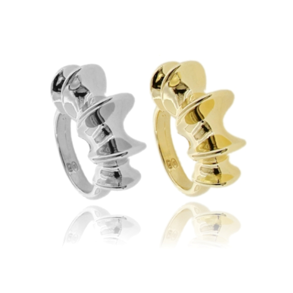 ANELLO BRUCO IN ARGENTO TIT 925 