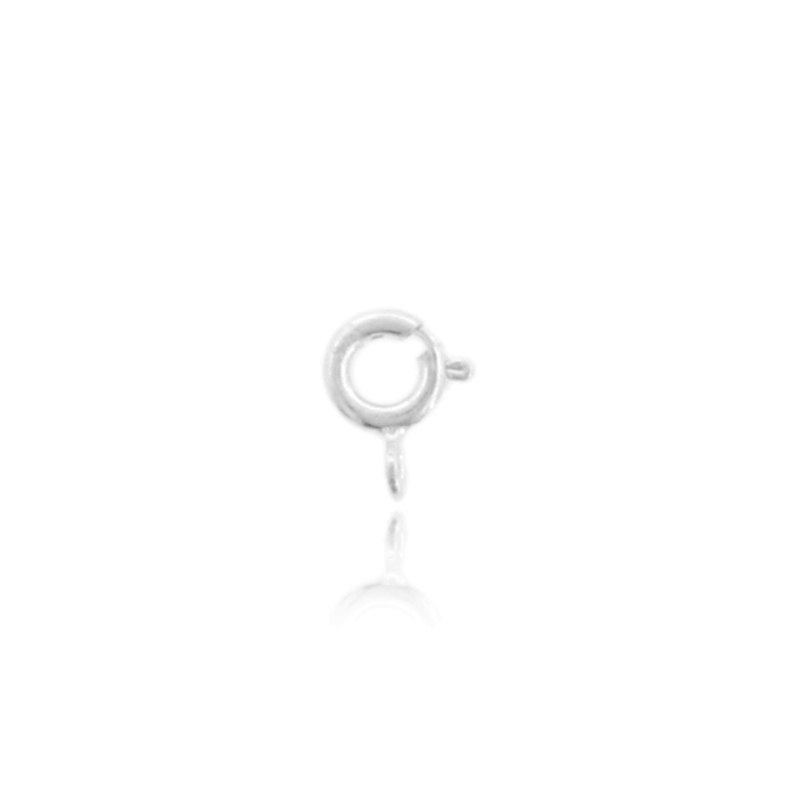 ANELLO A MOLLA CON MAGLINA APERTA PZ 24 IN ARGENTO TIT 925‰