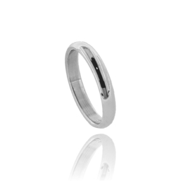 ANELLO FEDE CLASSICA MM 4 DA 3 GR CIRCA IN ARGENTO TIT 925‰