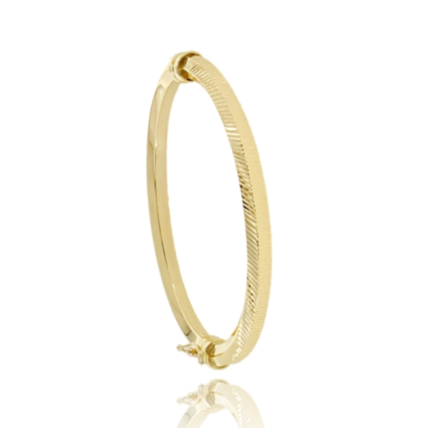 BRACCIALE RIGIDO POLO IN ARGENTO DIAMANTATO TIT 925