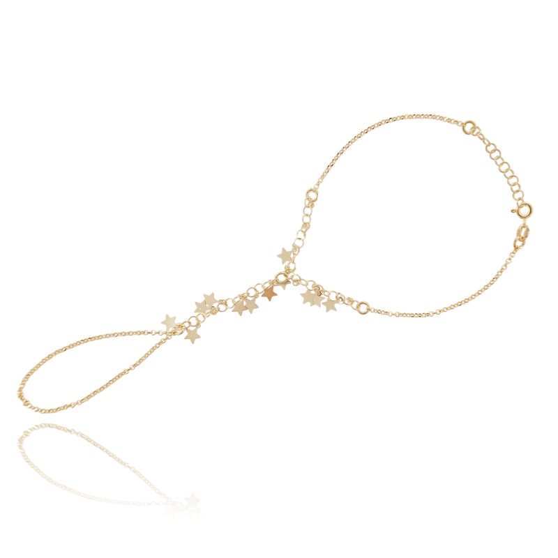 BRACCIALE BACIAMANO ROLO' CON STELLE IN ARGENTO TIT 925