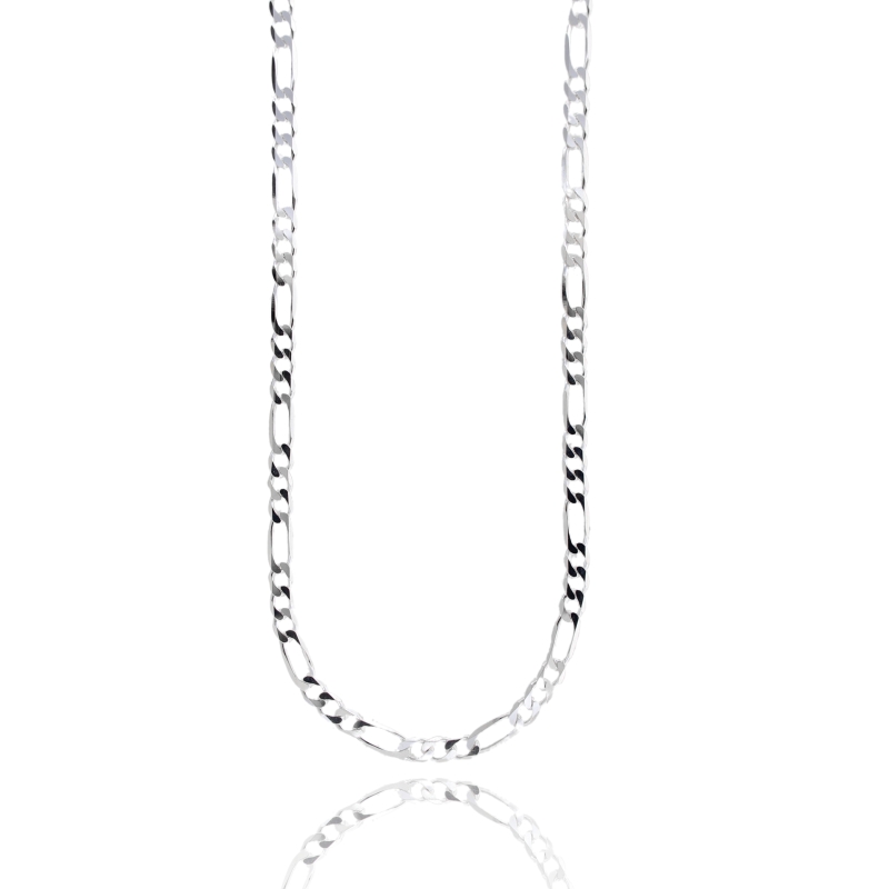 CATENA 3+1 SLIM MM 5,8 CM 60 IN ARGENTO TIT 925‰