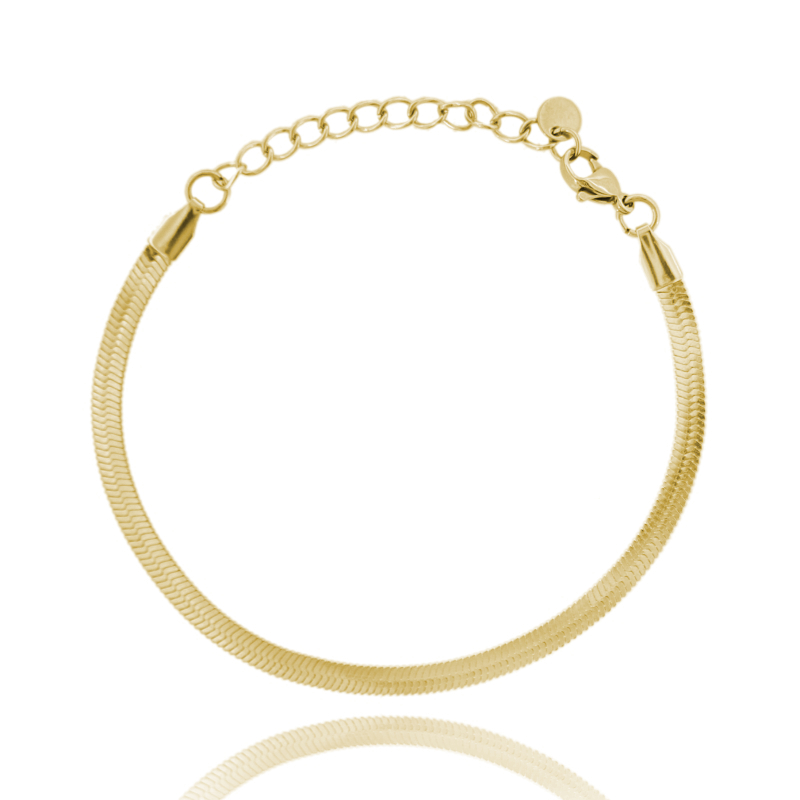 BRACCIALE SNAKE IN ACCIAIO CM 18-20