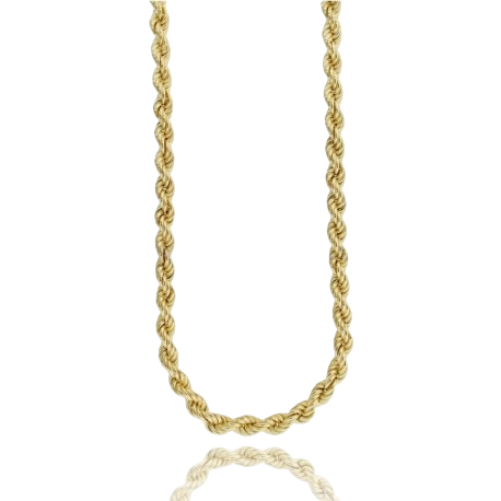 COLLANA CORDA VUOTA IN ARGENTO TIT 925