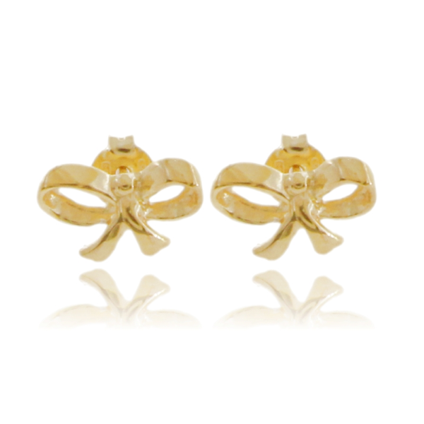 ORECCHINI CON FIOCCO PICCOLO IN ARGENTO TIT 925