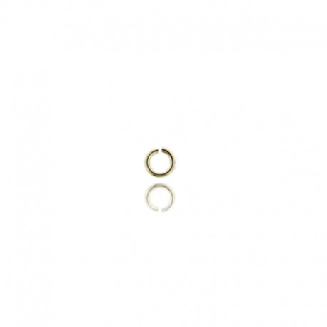 ANELLO DI CONGIUNZIONE APERTO FILO MM 0,8 IN ARGENTO TIT 925 PZ 84 CIRCA