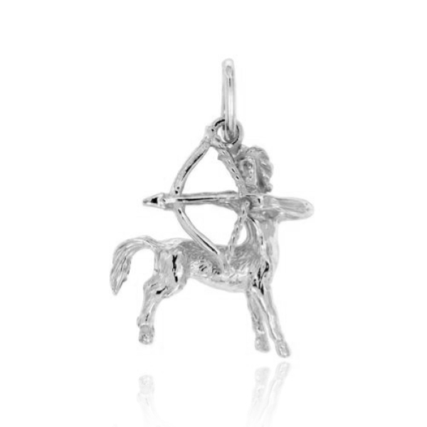 CIONDOLO SAGITTARIO MM 22X20 IN ARGENTO MICROFUSO RODIATO TIT 925‰