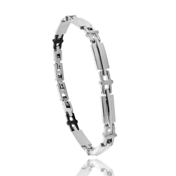 BRACCIALE MAGLIA SPECIALE IN ACCIAIO CM 21