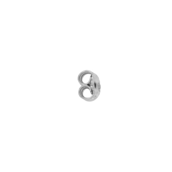 FARFALLINA PER PERNO MM 4X5 PZ 40 IN ARGENTO RODIATO TIT. 925