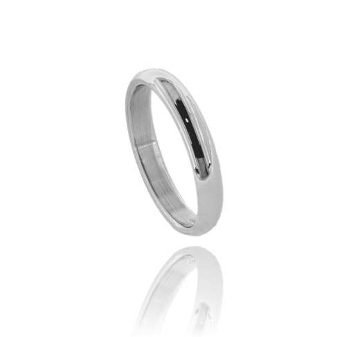 ANELLO FEDE CLASSICA MM 4 DA 3 GR CIRCA IN ARGENTO TIT 925‰