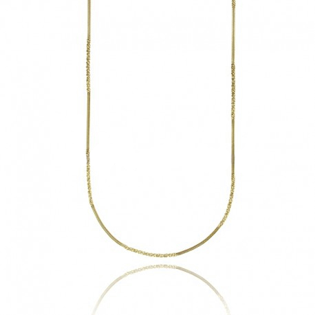 CATENA DISCO ALTERNATO MM 1,8 CM 40 PZ 2 IN ARGENTO TIT 925‰
