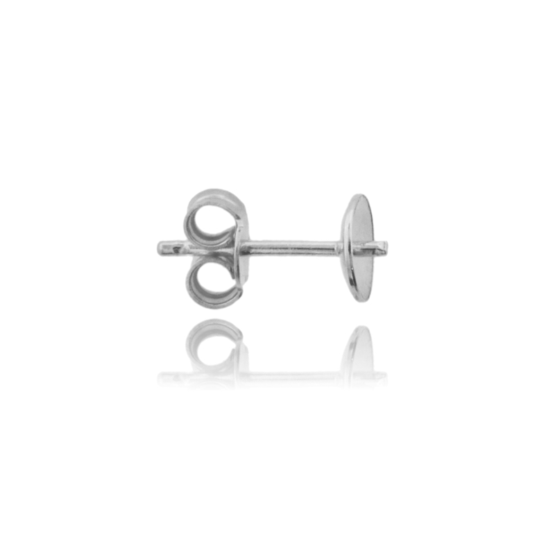 ORECCHINI A PERNO CON COPPIGLIA PORTA PERLA 3 COPPIE IN ARGENTO 925‰