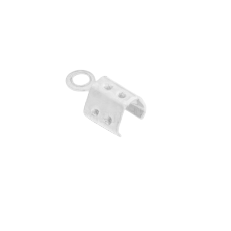 TERMINALE A STRINGERE MM 4 IN ARGENTO 925‰