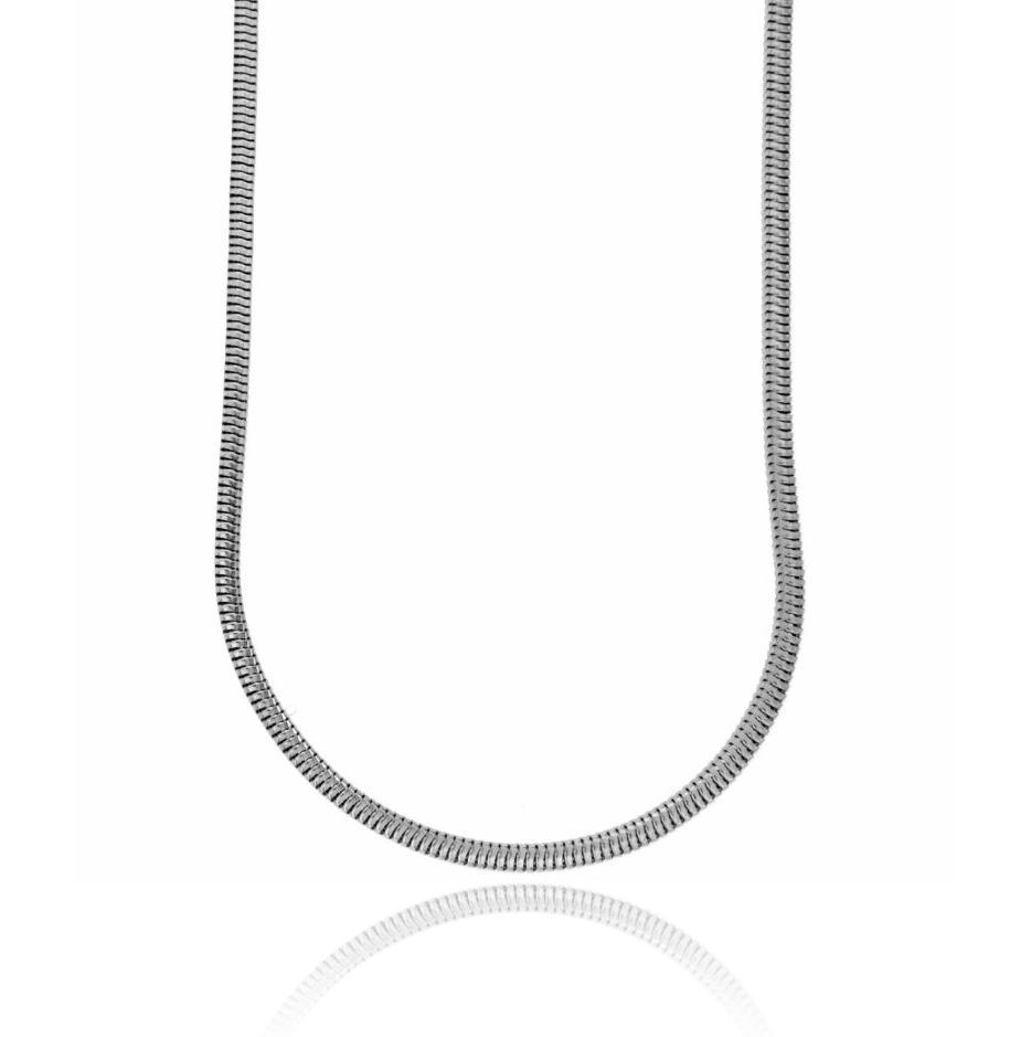 CATENA TUBO GAS QUADRATA MM 3X3 IN ACCIAIO CM 60