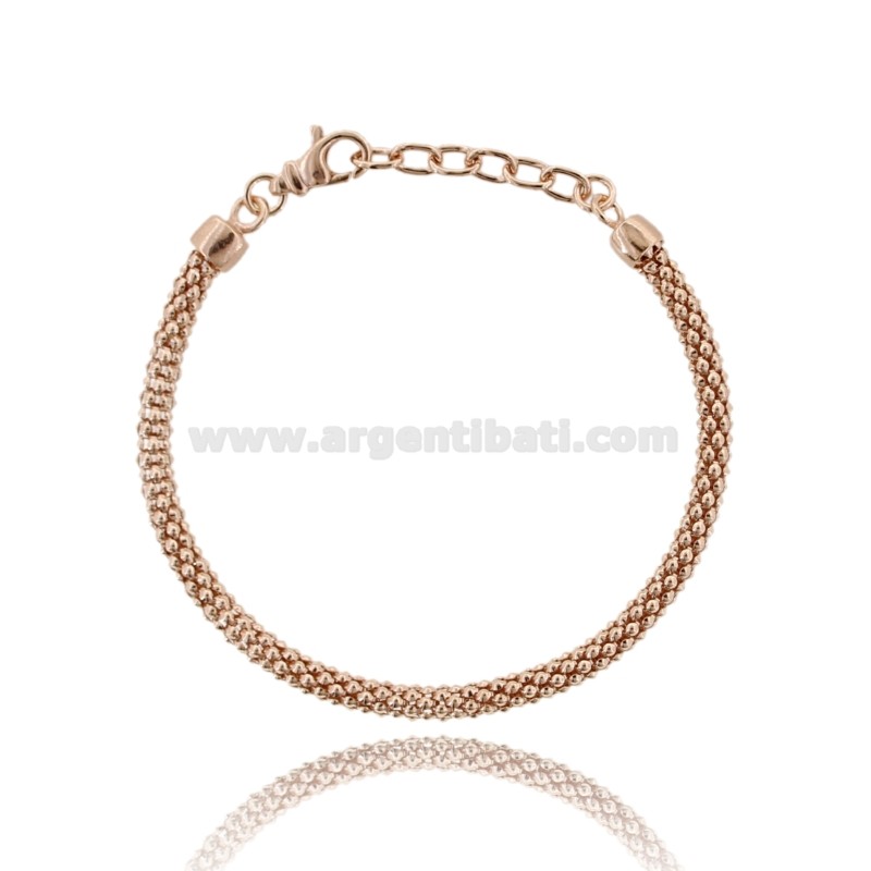 BRACCIALE POP CORN MM 4,5 IN ARGENTO TIT 925 CM 17-19