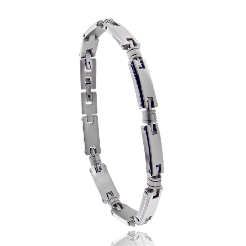 BRACCIALE MAGLIA SPECIALE MM 7 IN ACCIAIO CM 19-22