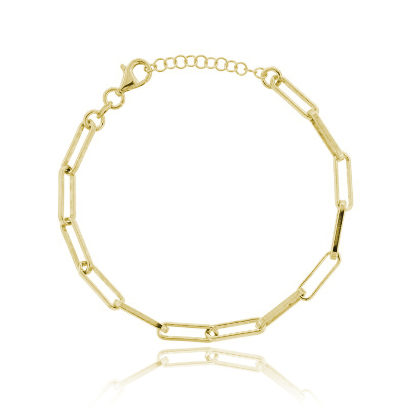 BRACCIALE FORZATINA MM 15X4 IN ARGENTO TIT 925 CM 18