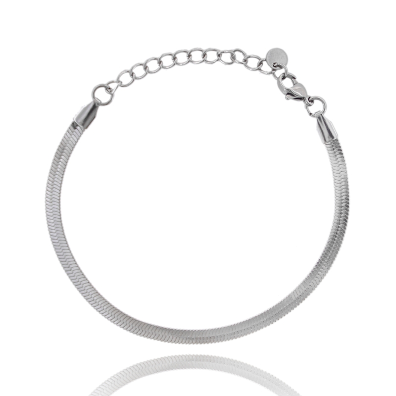 BRACCIALE SNAKE IN ACCIAIO CM 18-20