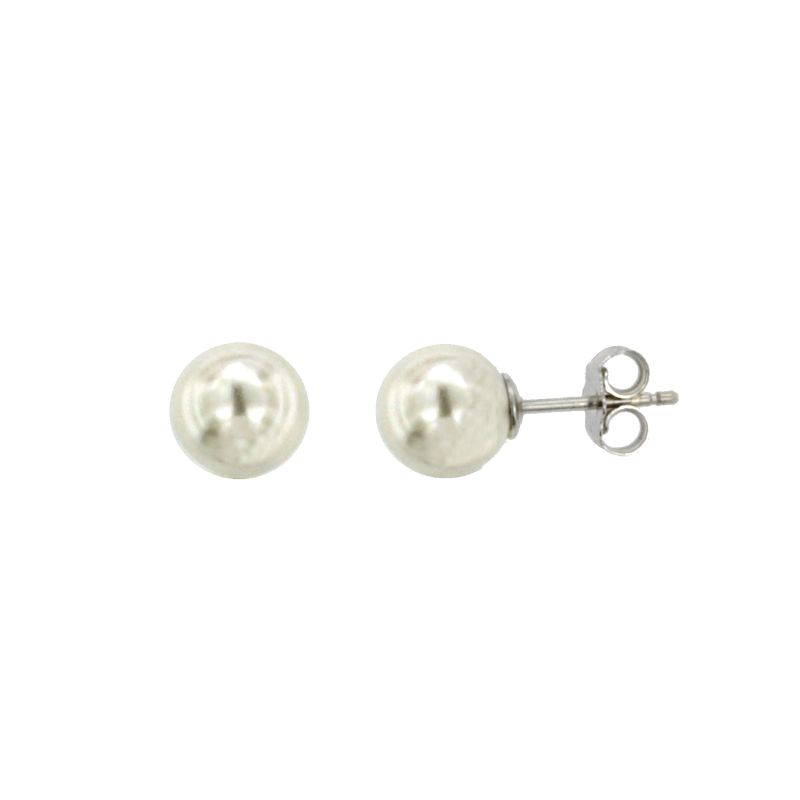 ORECCHINI PERLA A LOBO 3 COPPIE IN ARGENTO RODIATO TIT 925