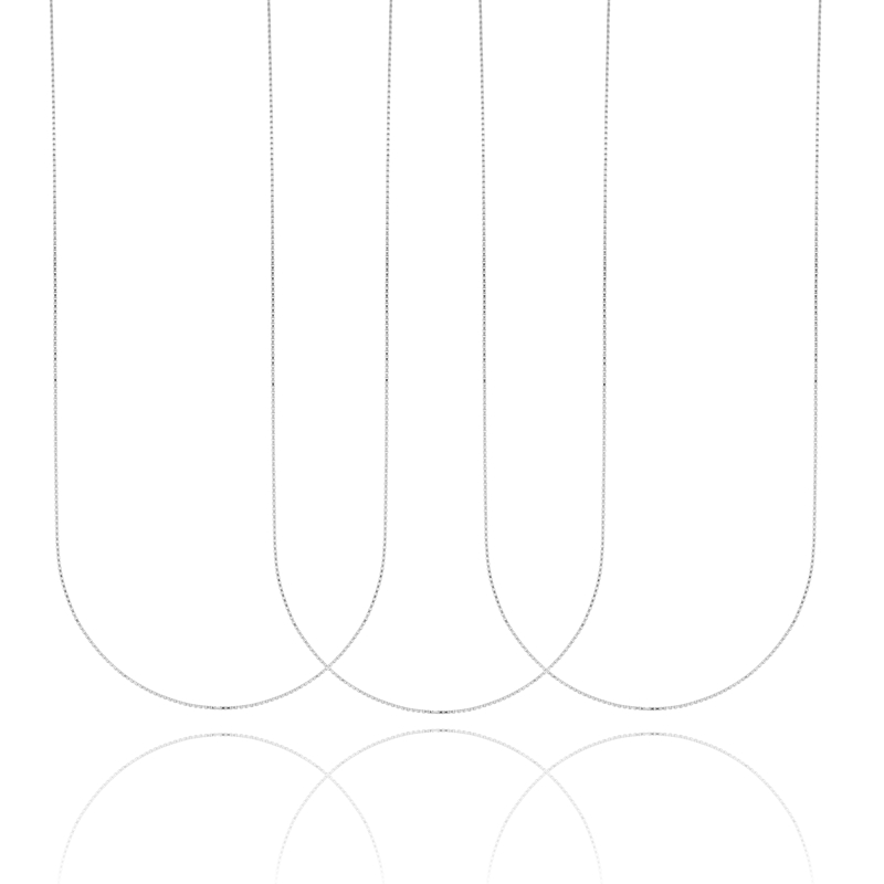 CATENA VENEZIANA MM 0,8 PZ 3 IN ARGENTO 925‰