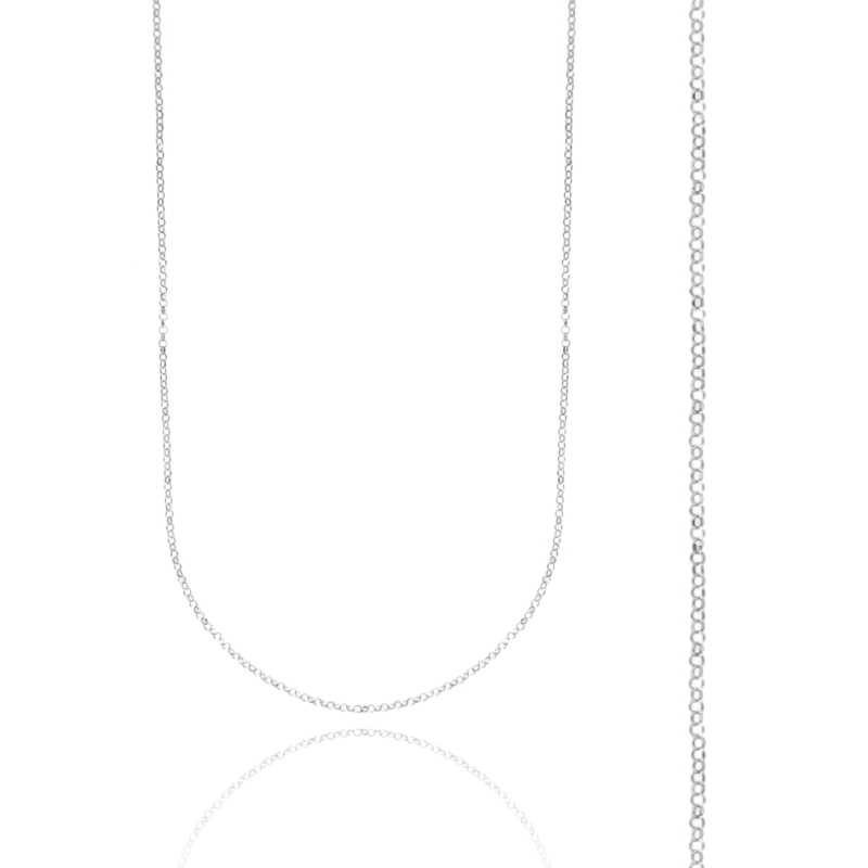 CATENA MICRO ROLO' DIAMANTATA MM 1,4 PZ 3 IN ARGENTO 925‰