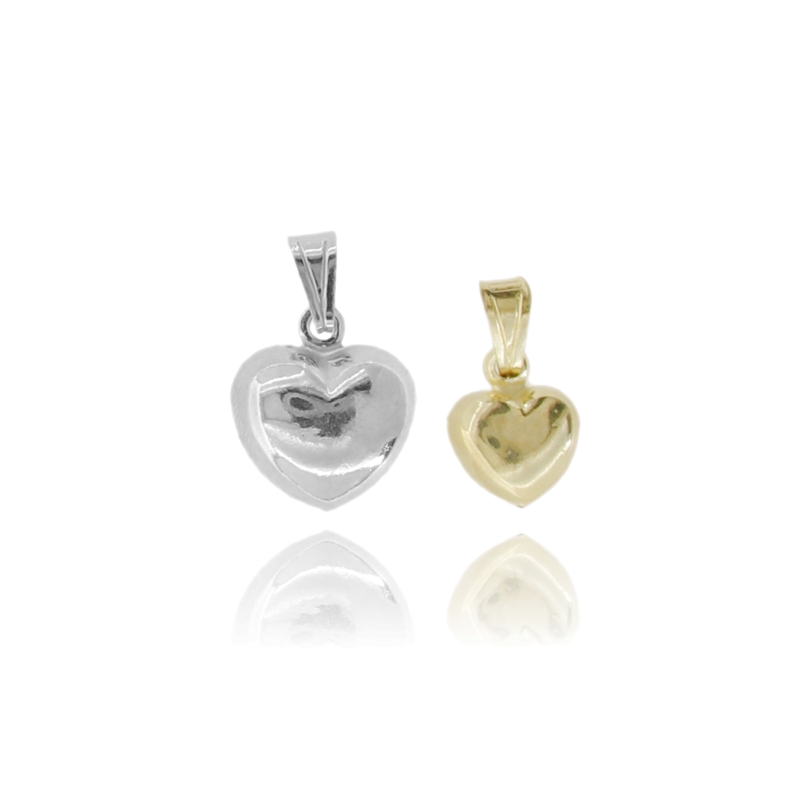 CIONDOLO CUORE IN ARGENTO TIT 925