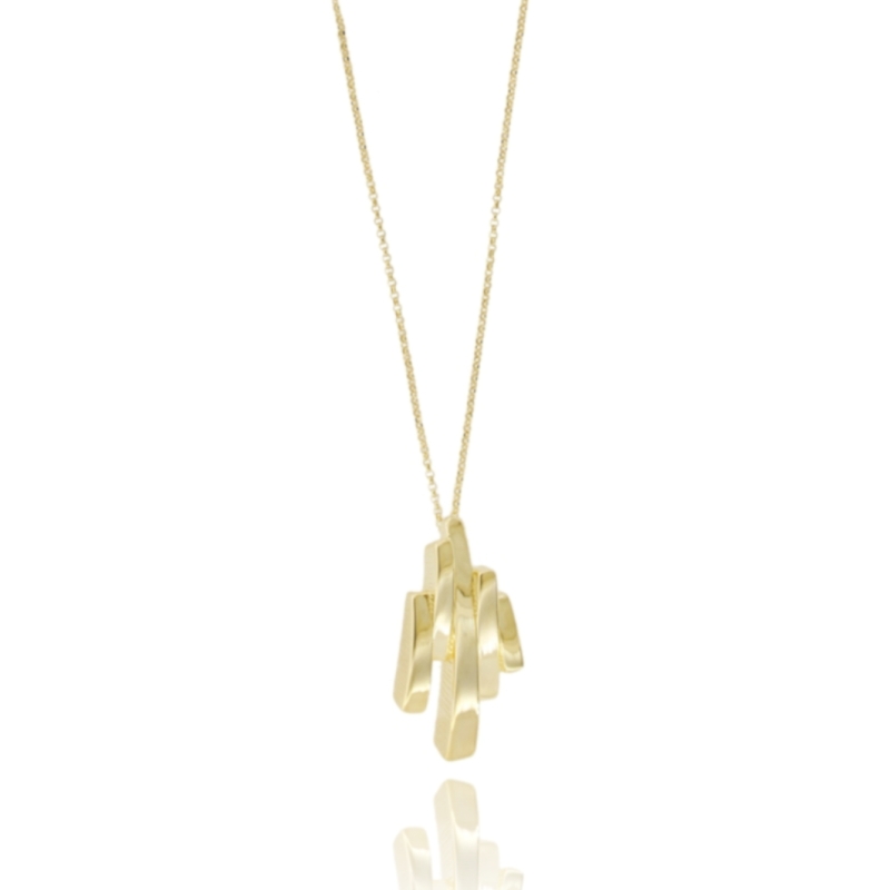 COLLANA ROLO' CM 40 CON ARMONICA PENDENTE IN ARGENTO TIT 925